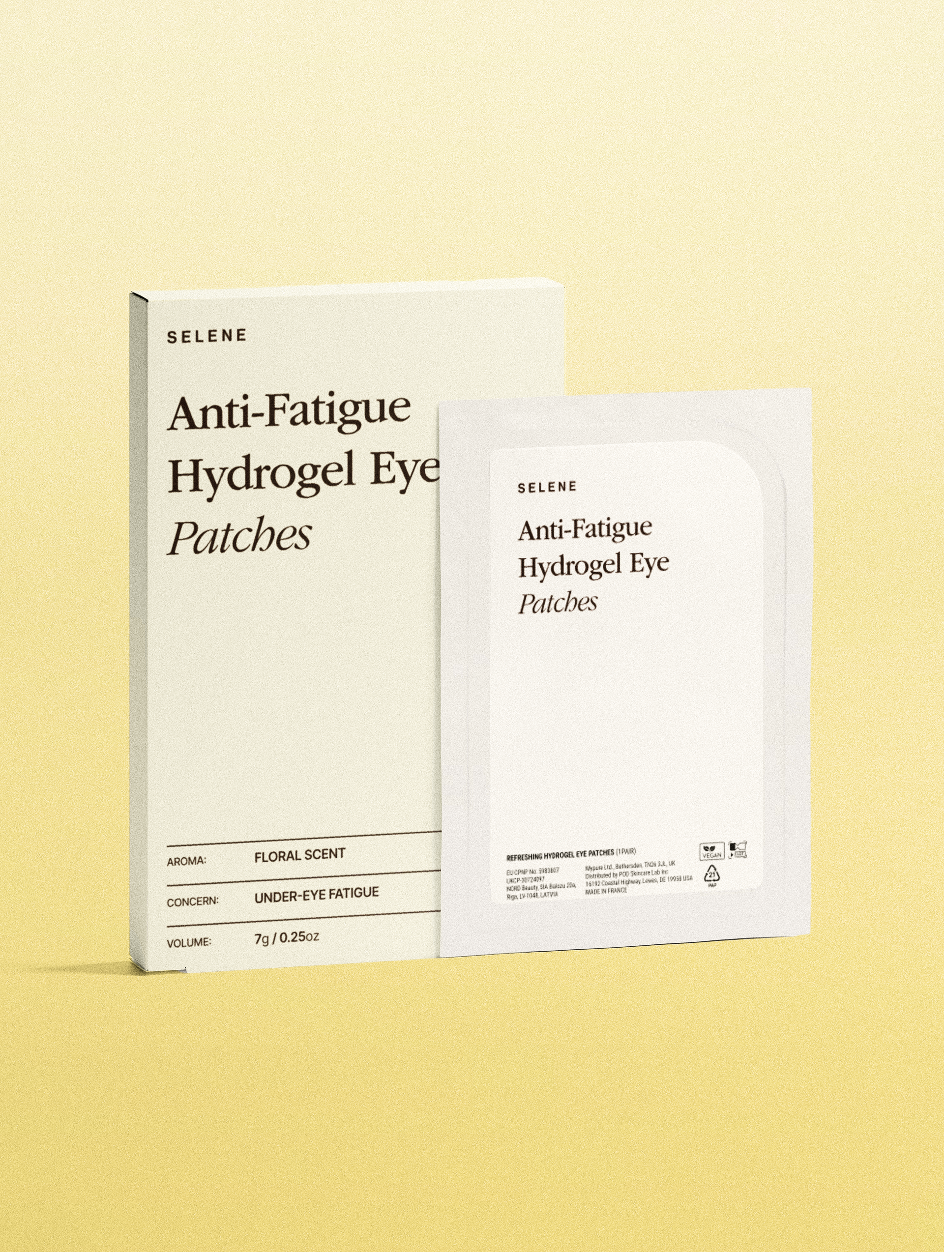 Anti-Fatigue Hydrogel Eye Patches