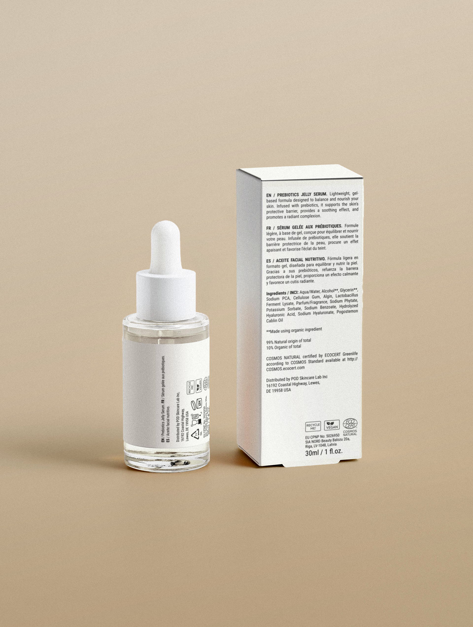 Bioactive Prebiotics Jelly Serum